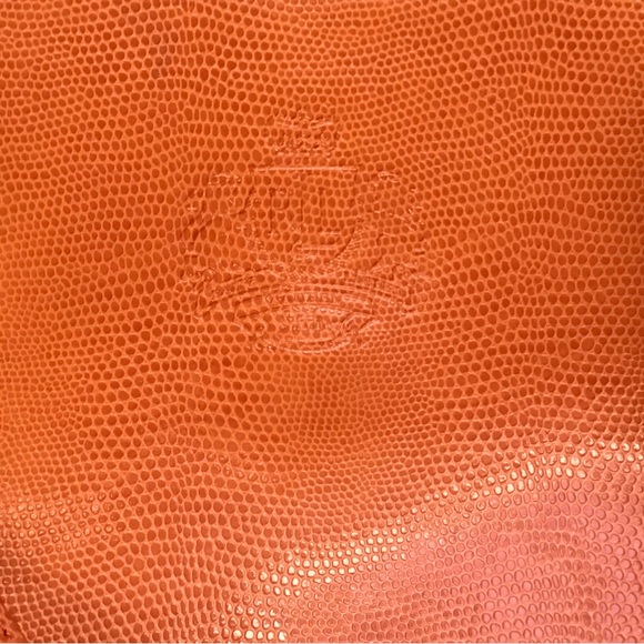 Ralph Lauren large orange handbag. EUC. - Picture 5 of 9